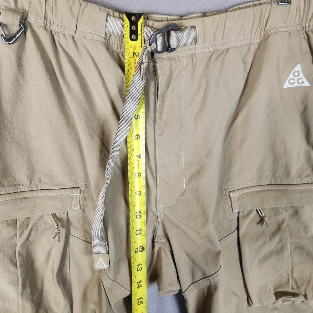 Nike ACG Smith Summit Convertible Cargo‎ Pants Men's XL Khaki Beige Baggy - Picture 6 of 11